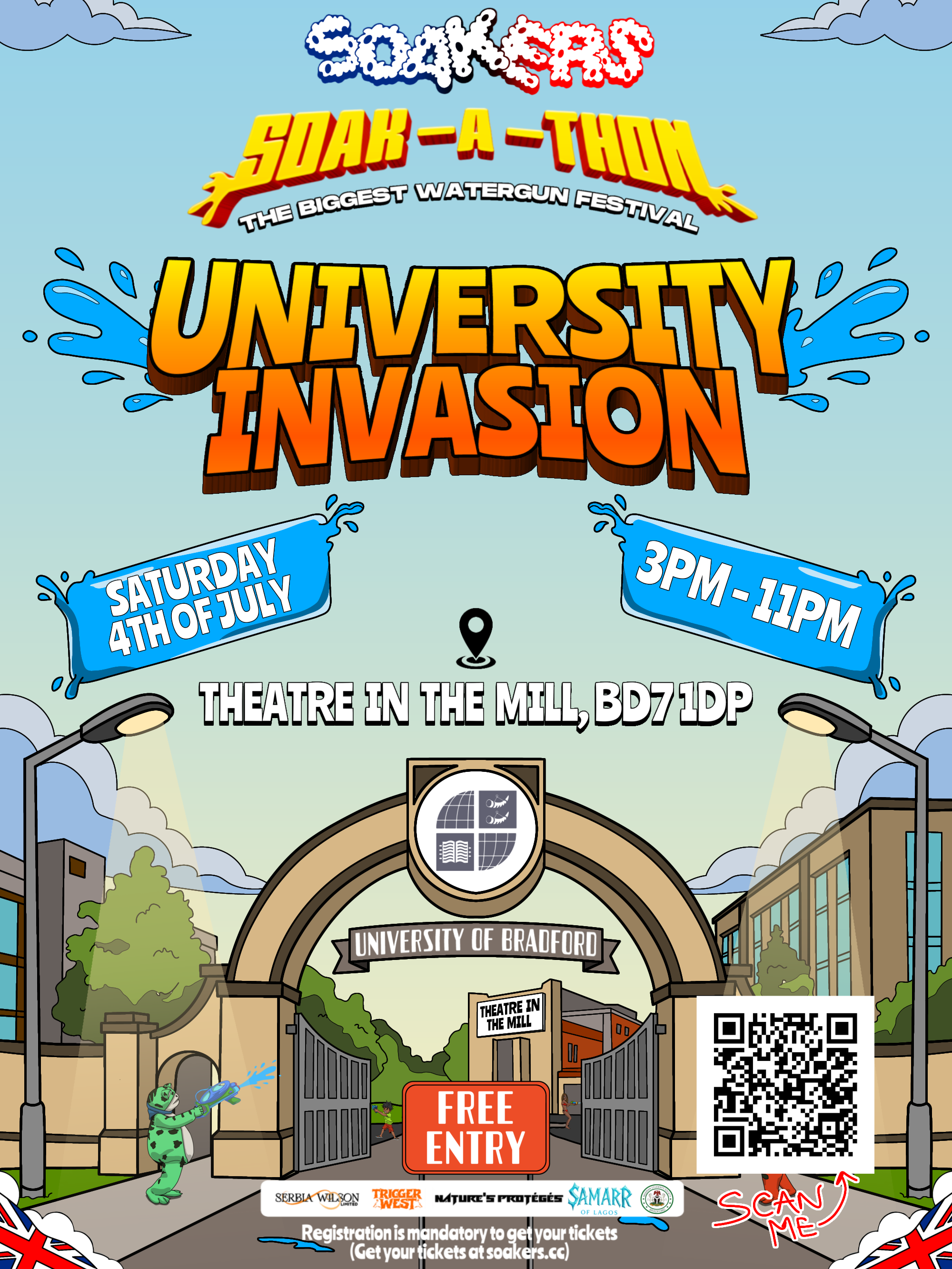 SOAKERS: University Invasion